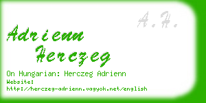 adrienn herczeg business card